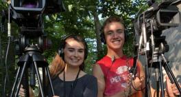 Caroline Haidet and Mason Chapello at Jacob's Pillow.