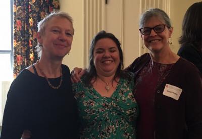 Susan Van Pelt Petry, Amy Schmidt and Susan Hadley at the award luncheon.